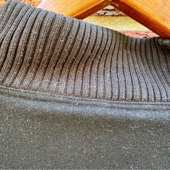 Vintage 90’s Y2K Pelle Pelle Wool And Leather Varsity Jacket Size 4XL - Picture 13 of 16